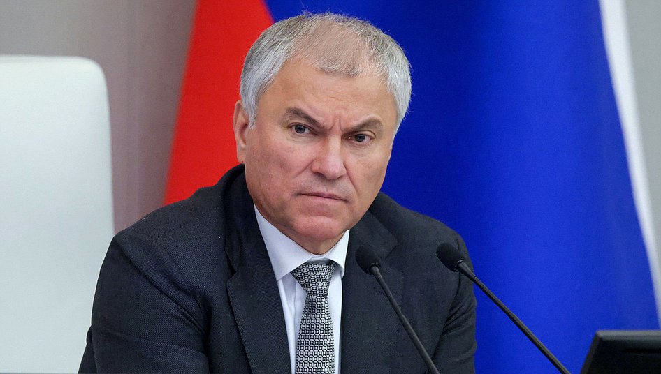 Chairman of the State Duma Vyacheslav Volodin