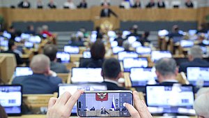 Пленарное заседание Государственной Думы