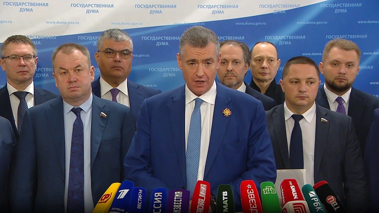 Пресс-подход представителей фракции ЛДПР