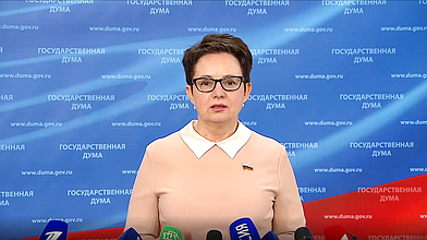Пресс-подход Председателя Комитета по контролю и Регламенту Ольги Савастьяновой по итогам Послания Президента