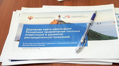 Круглый стол на тему «О законодательном обеспечении развития распределенной генерации для удаленных и труднодоступных территорий Крайнего Севера и Дальнего Востока»