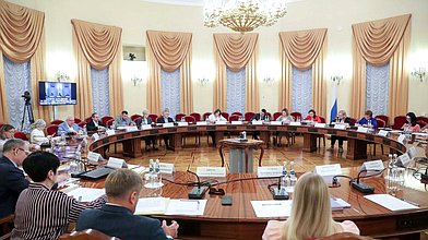 Заседание Экспертного совета по вопросам совершенствования законодательства в социальной сфере при заместителе Председателя Государственной Думы Анне Кузнецовой