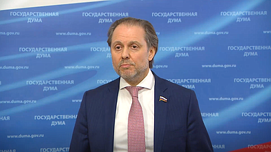 Пресс-подход Первого заместителя руководителя фракции ЛДПР Владимира Сысоева