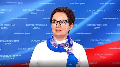 Пресс-подход Председателя Комитета Государственной Думы по контролю и Регламенту Ольги Савастьяновой