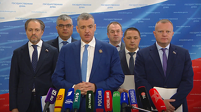 Пресс-подход представителей фракции ЛДПР