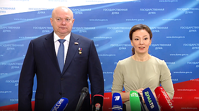 Пресс-подход представителей фракции «Единая Россия»