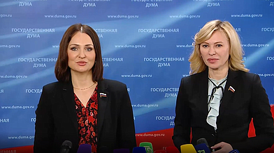 Пресс-подход представителей фракции «Единая Россия»