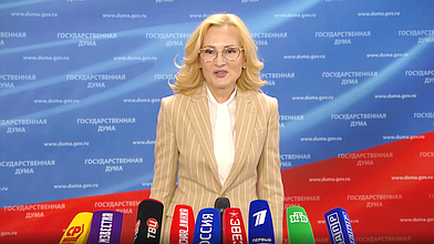 Пресс-подход представителей фракции «Единая Россия»