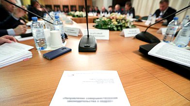 Рабочая встреча депутатов Комитета по природным ресурсам, собственности и земельным отношениям с заместителем Министра финансов Алексеем Моисеевым