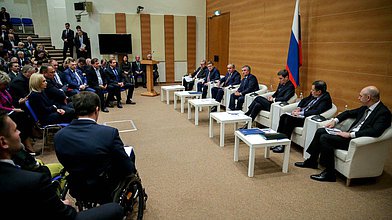 Собрание фракции «Единая Россия» с участием Министра финансов Антона Силуанова и Председателя Счетной палаты Алексея Кудрина, посвященное обсуждению проекта федерального бюджета на 2019–2021 годы