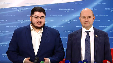 Пресс-подход представителей фракции «Новые люди»