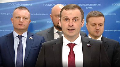Пресс-подход представителей фракции ЛДПР