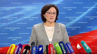 Пресс-подход представителей фракции «Новые люди»