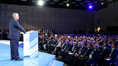 Выступление Председателя ГД Вячеслава Володина на открытии II Международного форума «Развитие парламентаризма»