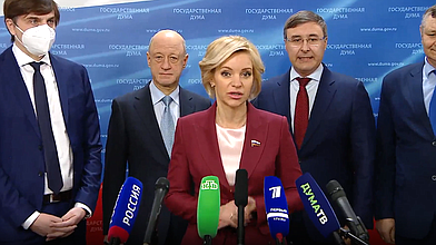 Пресс-подход по итогам встречи с представителями ДНР и ЛНР