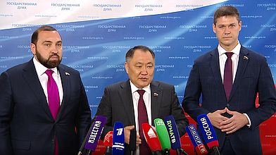 Пресс-подход по итогам заседания межфракционной рабочей группы по защите здоровья граждан от алкогольной, наркотической и табачной угроз