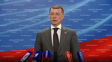 Пресс-подход Председателя Комитета по экономической политике Максима Топилина