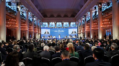 Пленарное заседание Международной парламентской конференции «Россия – Латинская Америка» на тему «Сотрудничество во благо справедливого мира для всех»