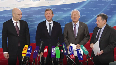 Пресс-подход представителей фракции «Единая Россия»