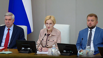 Выступление на пленарном заседании заместителя Председателя Государственной Думы Ирины Яровой