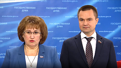 Пресс-подход представителей фракции КПРФ