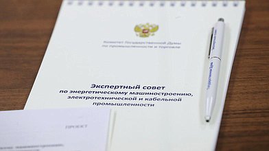 Заседание Экспертного совета по энергетическому машиностроению, электротехнической и кабельной промышленности при Комитете по промышленности и торговле