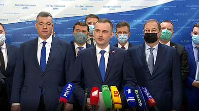 Пресс-подход представителей фракции ЛДПР