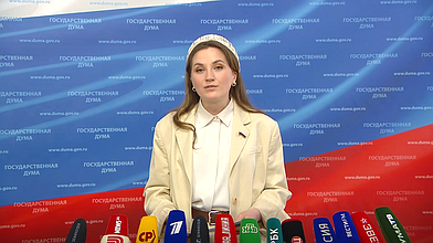 Пресс-подход представителя фракции "Новые люди"