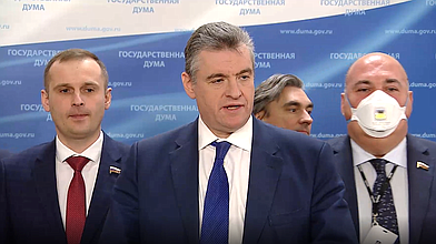 Пресс-подход представителей фракции ЛДПР