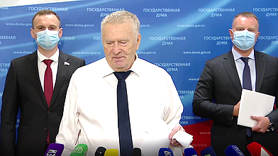 Пресс-подход представителей фракции ЛДПР