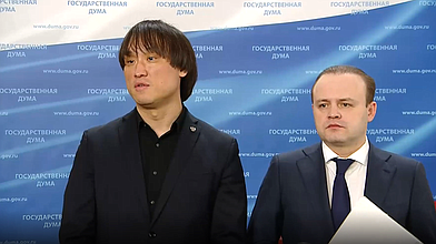 Пресс-подход представителей фракции «Новые люди»