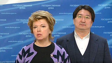 Пресс-подход представителей фракции «Единая Россия»