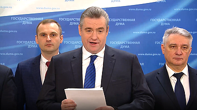 Пресс-подход представителей фракции ЛДПР