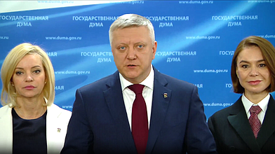 Пресс-подход представителей фракции «Единая Россия»