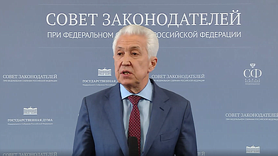 Пресс-подход Руководителя фракции «Единая Россия» Владимира Васильева