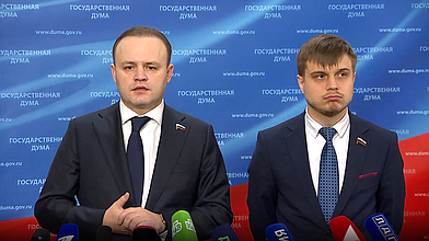 Пресс-подход представителей фракции «Новые люди»