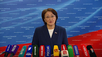 Пресс-подход представителя фракции "Новые люди"