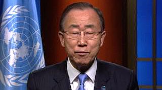 Видеоприветствие Генерального Секретаря ООН Пан Ги Муна первому Совещанию спикеров стран Евразии (Москва, 19 апреля 2016г.)