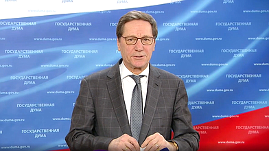 Пресс-подход Первого заместителя Председателя ГД Александра Жукова после Совета Думы