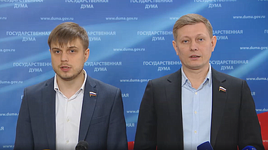 Пресс-подход представителей фракции «Новые люди»