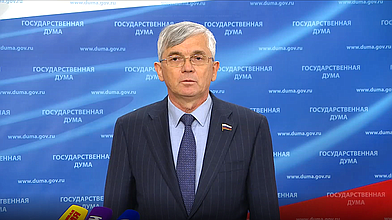 Пресс-подход Александра Петрова и Владимира Бурматова (фракция «Единая Россия»)