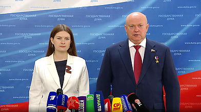 Пресс-подход представителей фракции «Единая Россия»