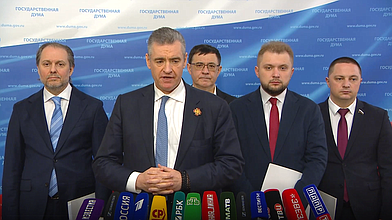 Пресс-подход представителей фракции ЛДПР