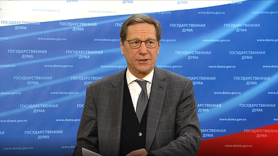 Пресс-подход Первого заместителя Председателя ГД Александра Жукова