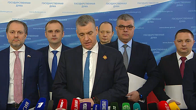 Пресс-подход представителей фракции ЛДПР