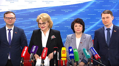 Пресс-подход представителей фракции КПРФ