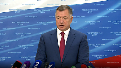 Пресс-подход заместителя Председателя Правительства РФ Марата Хуснуллина