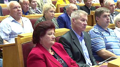 Рабочий визит Председателя Государственной Думы Сергея Нарышкина в Ленинградскую область: встреча с сельскими старостами, 23.08.2016