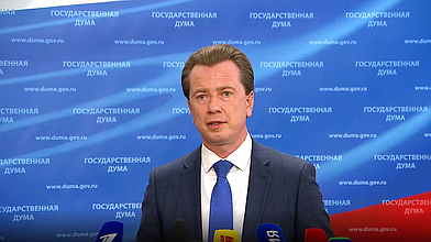 Пресс-подход Председателя Комитета по экологии и охране окружающей среды Владимира Бурматова (фракция «Единая Россия»)