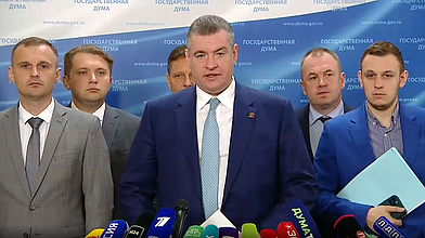 Пресс-подход представителей фракции ЛДПР